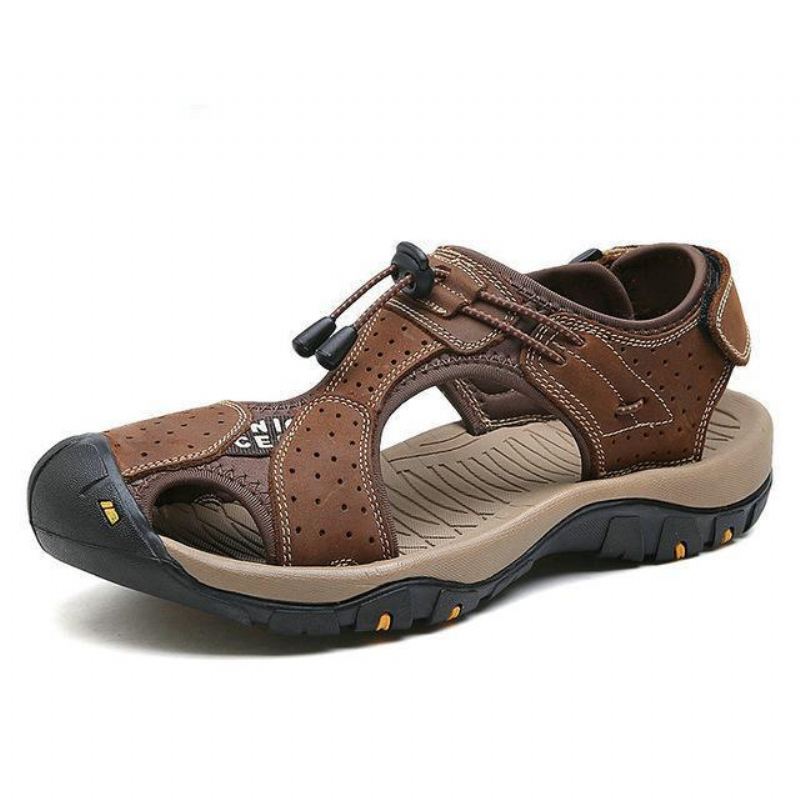 Hoge Kwaliteit Lederen Heren Sandalen