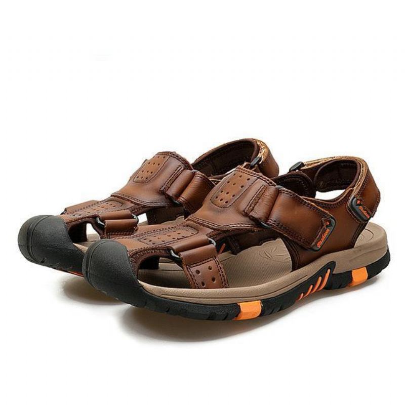 Sandalen Van Echt Leer