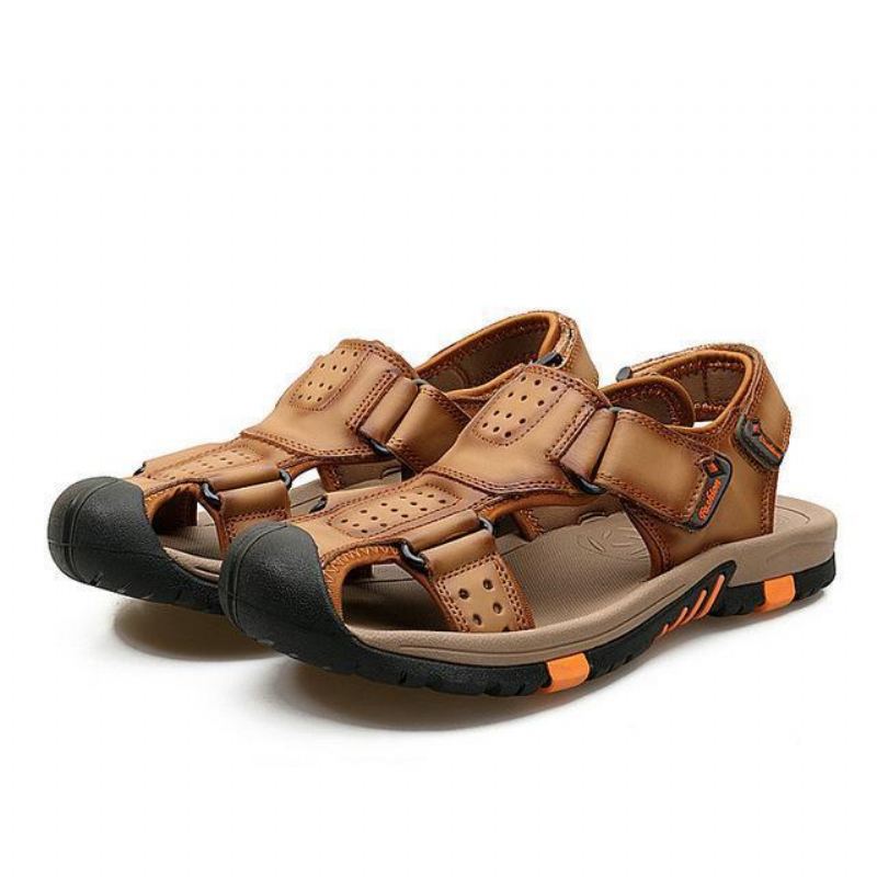 Sandalen Van Echt Leer