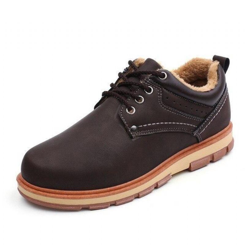 Casual Schoenen Heren Leren Platte Oxford Schoenen