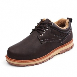 Casual Schoenen Heren Leren Platte Oxford Schoenen