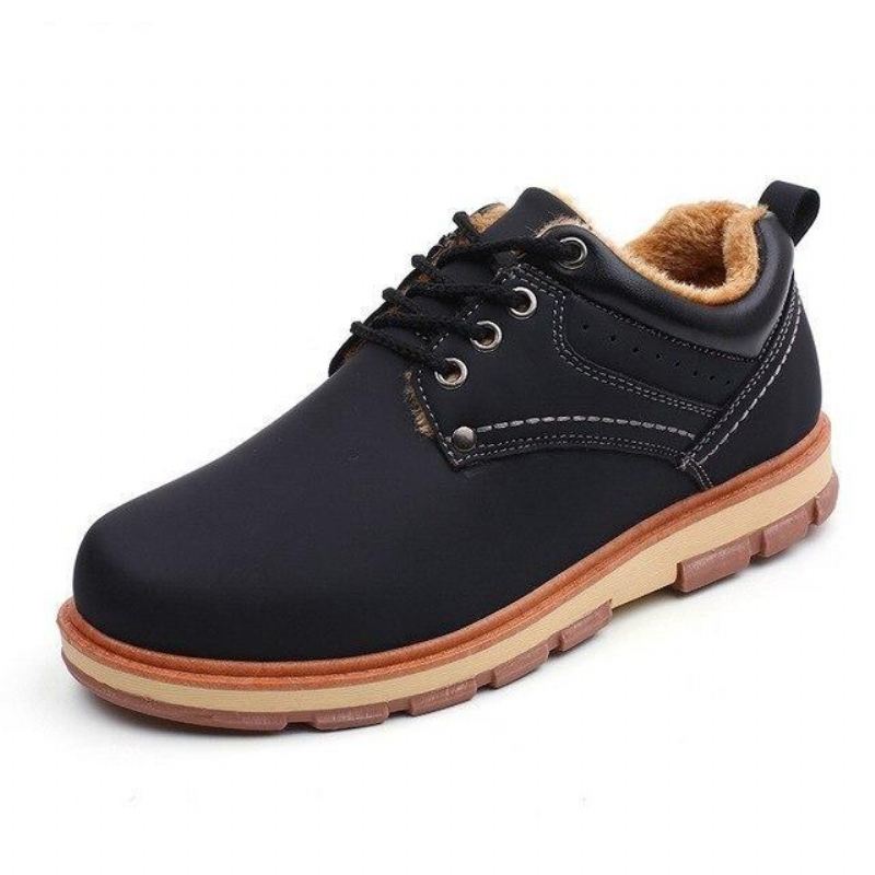 Casual Schoenen Heren Leren Platte Oxford Schoenen