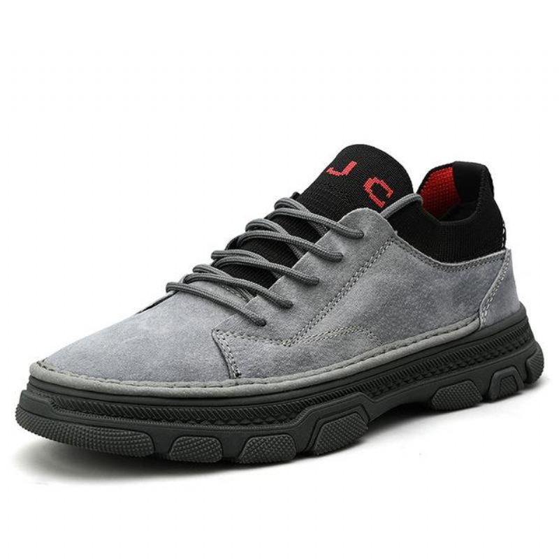 Casual Schoenen Heren Casual Outdoor-sneakers Met Veters