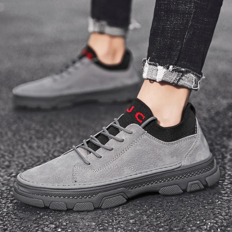 Casual Schoenen Heren Casual Outdoor-sneakers Met Veters