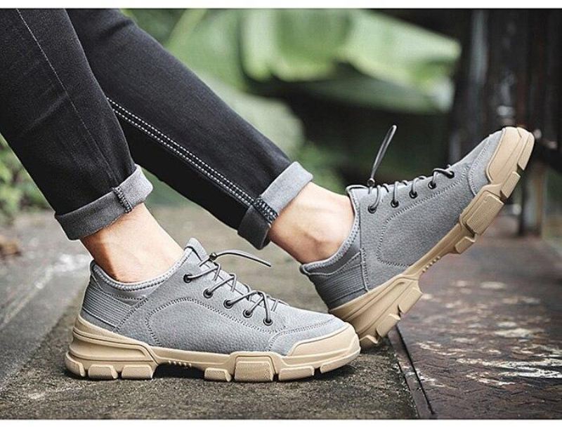 Casual Schoenen Heren Suède Leren Engeland Sneakers