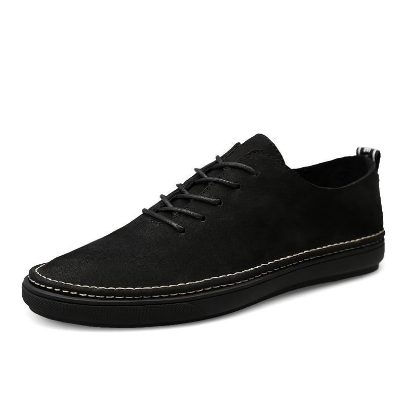 Heren Casual Schoenen Casual Britse Platte Zachte Schoenen