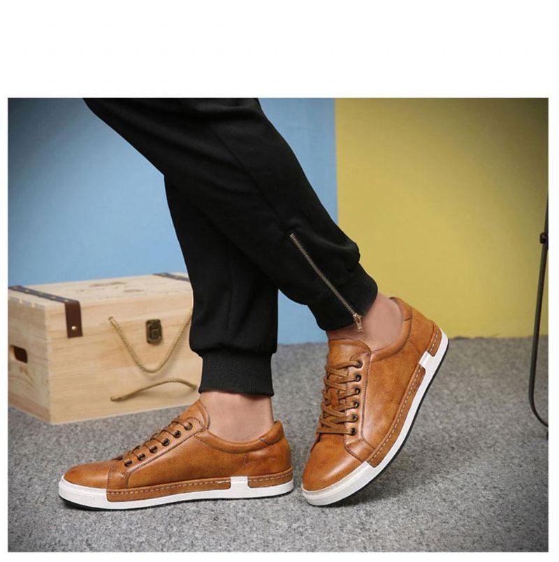 Heren Casual Schoenen Chaussure Homme Veterschoenen