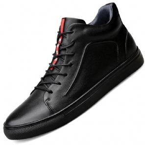 Heren Casual Schoenen Designer Leren Trendy Enkelschoenen