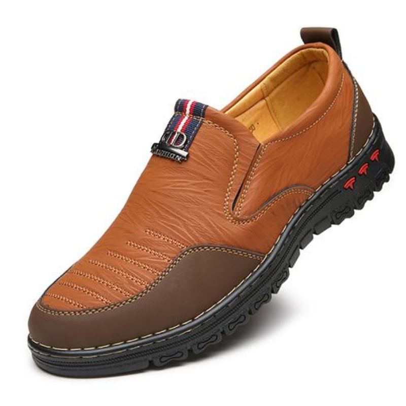 Heren Casual Schoenen Leren Instappers Instappers