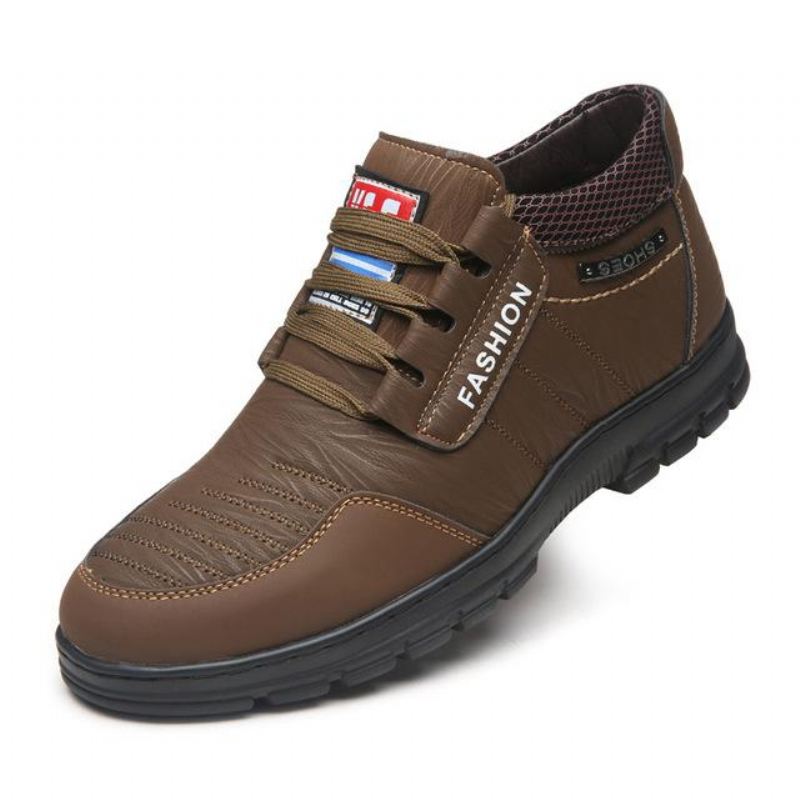 Heren Casual Schoenen Leren Instappers Instappers