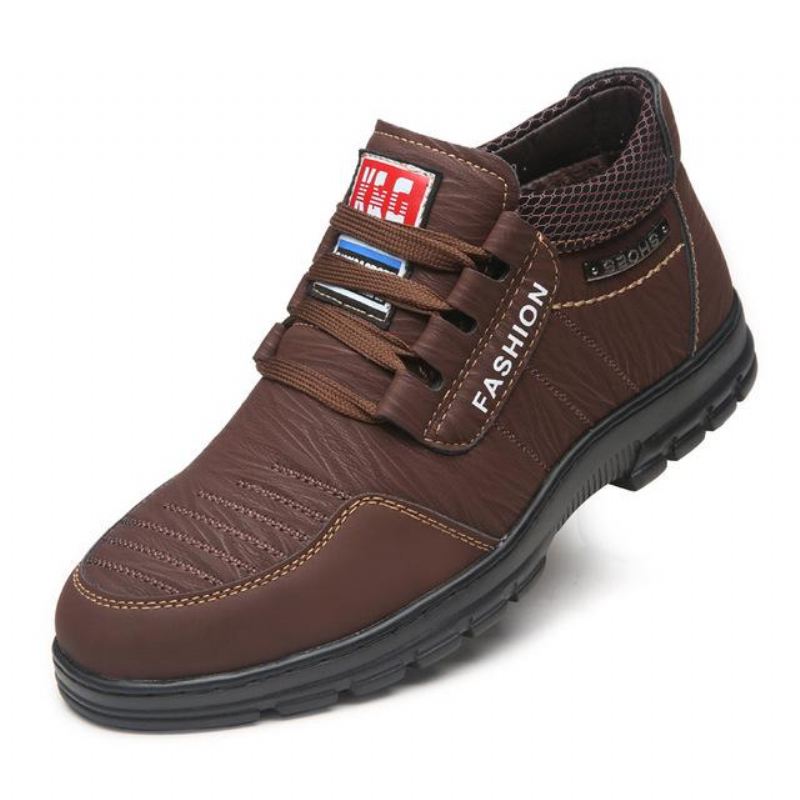 Heren Casual Schoenen Leren Instappers Instappers