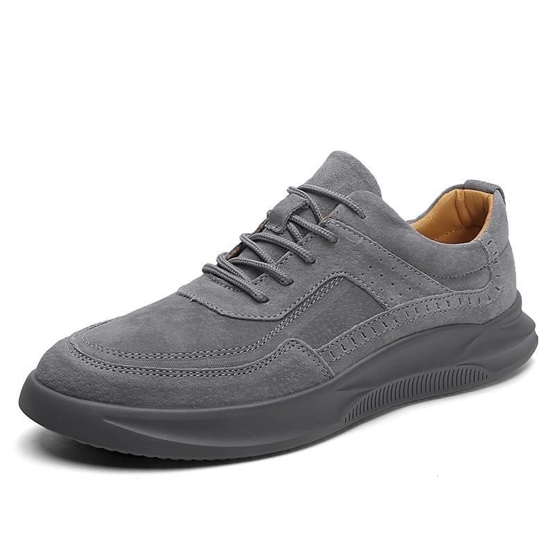 Heren Casual Schoenen Suède Lederen Mode Os Stijl Sheos