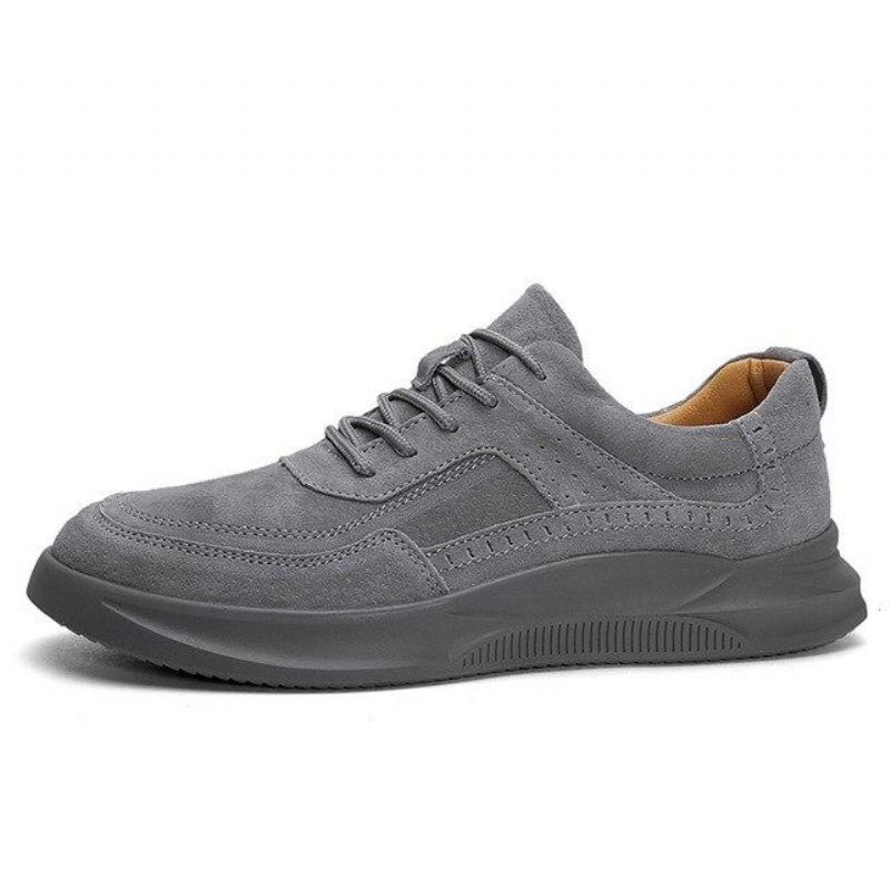 Heren Casual Schoenen Suède Lederen Mode Os Stijl Sheos