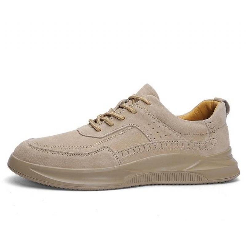 Heren Casual Schoenen Suède Lederen Mode Os Stijl Sheos