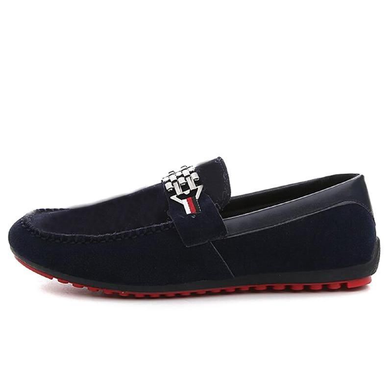 Heren Casual Schoenen Trendy Leren Instappers