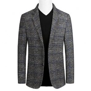 Blazers Heren Zakelijke Casual Blazer Met Één Rij Knopen