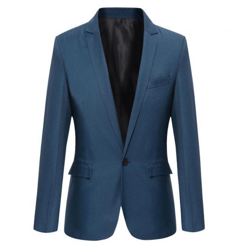 Heren Blazers Casual Mannelijke Blazer In Effen Kleur