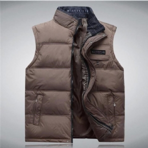 Heren Blazers Dikker Dons Warm Vest