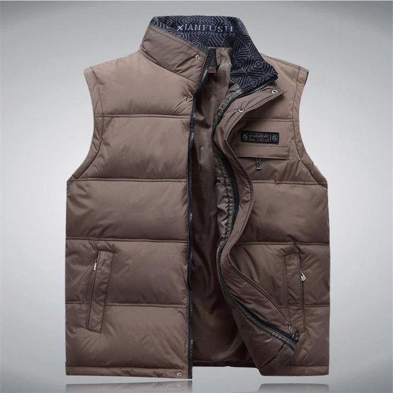 Heren Blazers Dikker Dons Warm Vest