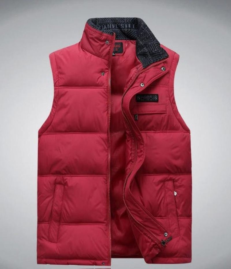 Heren Blazers Dikker Dons Warm Vest