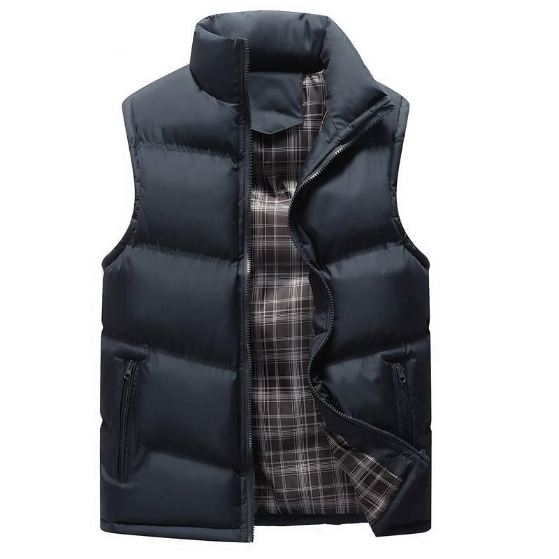 Heren Blazers Merk Winter Katoenen Gewatteerd Vest