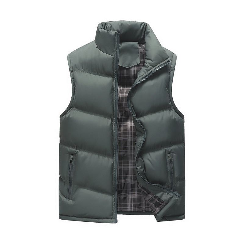 Heren Blazers Merk Winter Katoenen Gewatteerd Vest