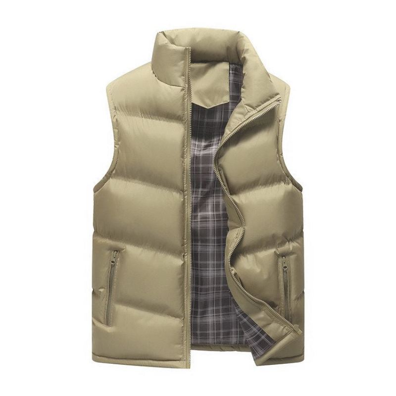 Heren Blazers Merk Winter Katoenen Gewatteerd Vest