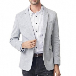 Heren Blazers Mode Katoenen Casual Dunne Blazer