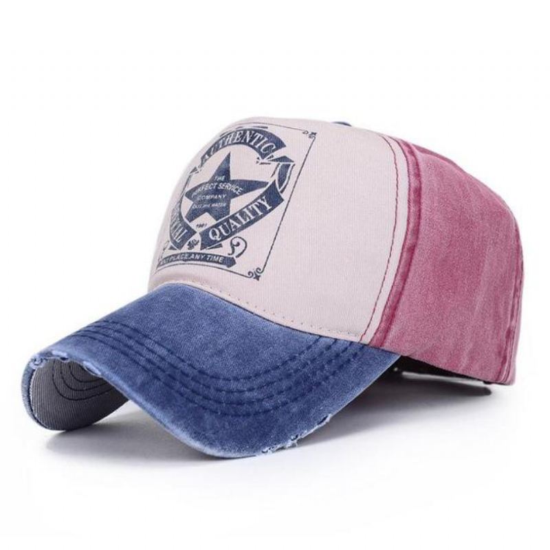 Baseball Caps Heren Honkbalpet Met Sterren-patchwork