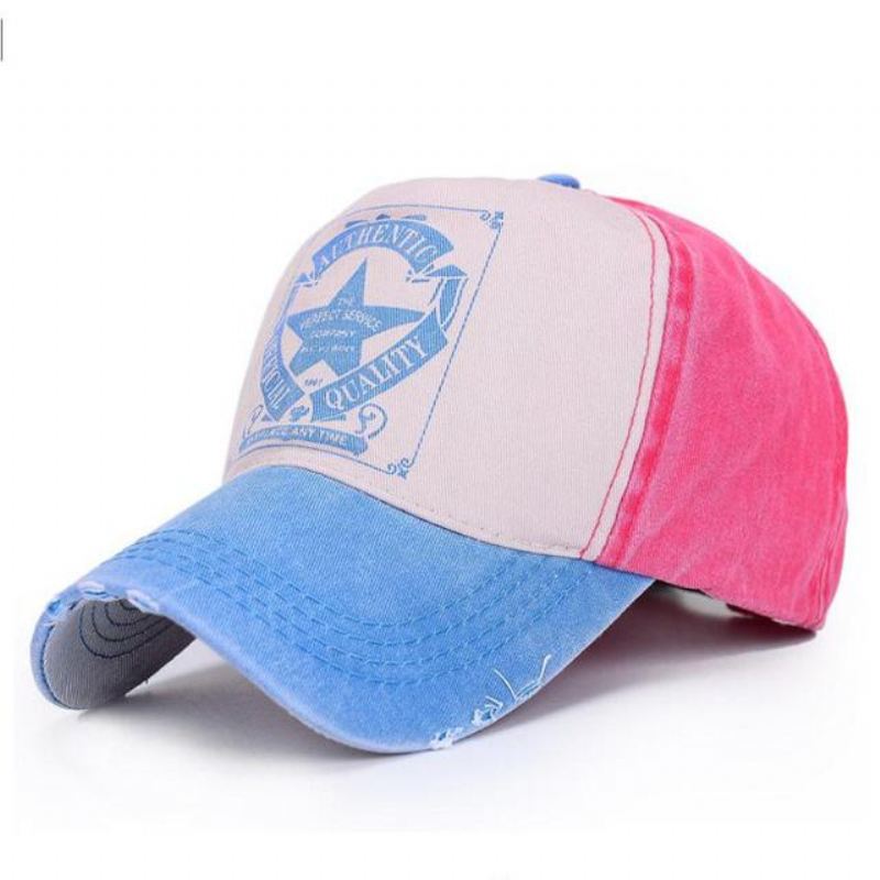 Baseball Caps Heren Honkbalpet Met Sterren-patchwork