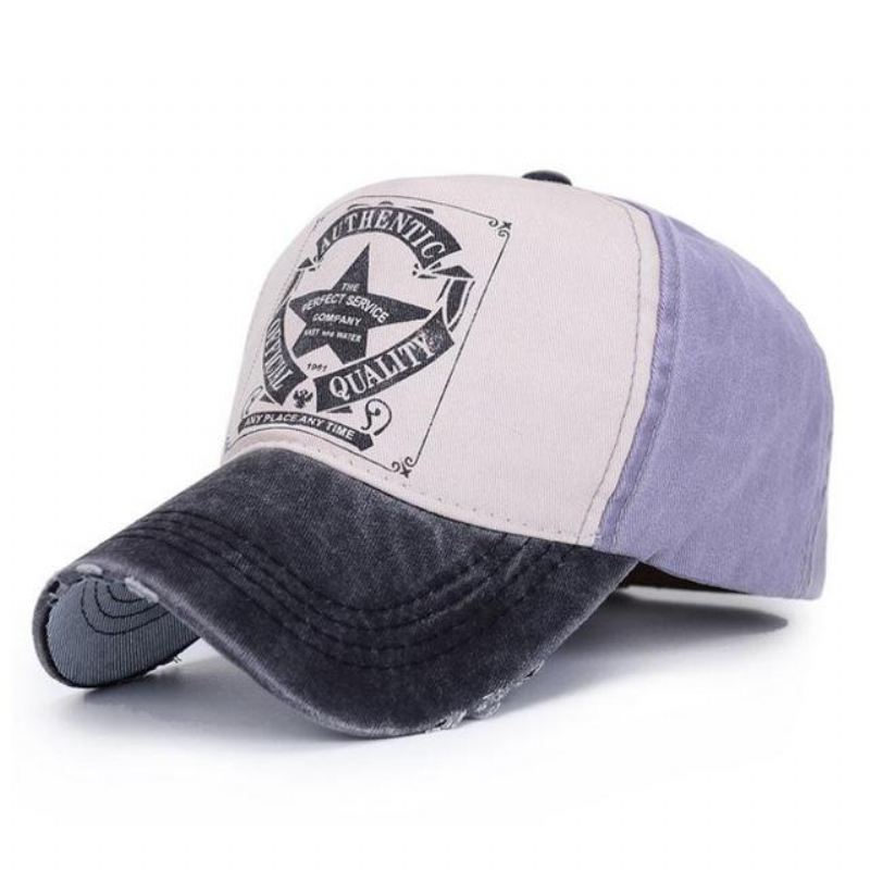 Baseball Caps Heren Honkbalpet Met Sterren-patchwork