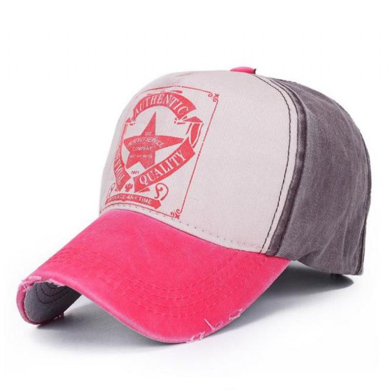 Baseball Caps Heren Honkbalpet Met Sterren-patchwork