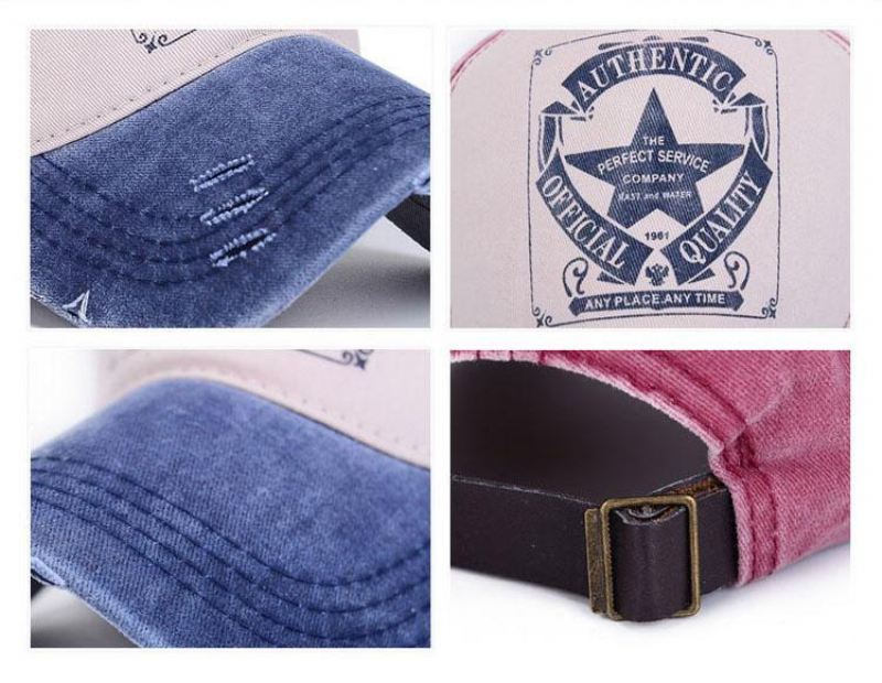 Baseball Caps Heren Honkbalpet Met Sterren-patchwork