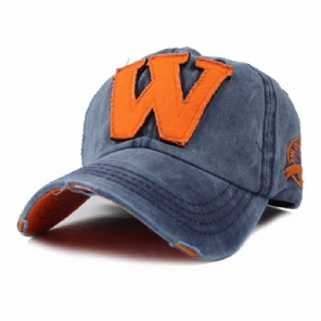 Baseball Caps Heren Honkbalpet Met 'w'-letter