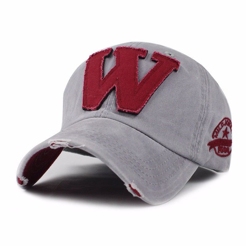 Baseball Caps Heren Honkbalpet Met 'w'-letter