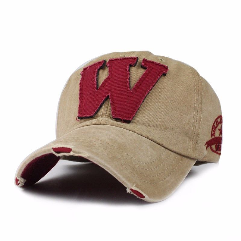 Baseball Caps Heren Honkbalpet Met 'w'-letter