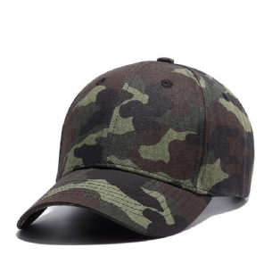 Baseball Caps Heren Legergroene Baseballcap Met Camouflageprint