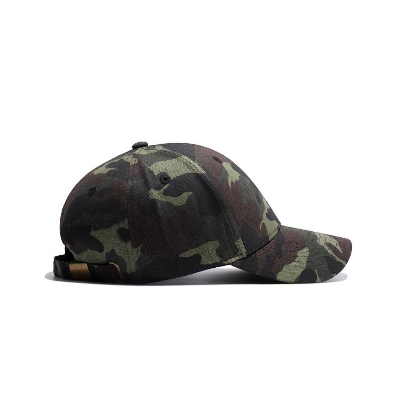 Baseball Caps Heren Legergroene Baseballcap Met Camouflageprint