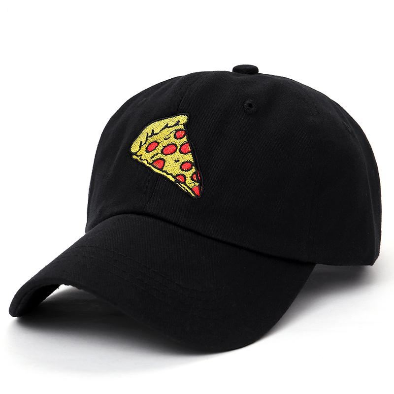 Heren Baseball Caps Baseballcap Met Pizzaborduurwerk