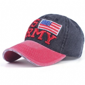 Heren Baseball Caps Baseballpet Quot;us Armyquot; Met Borduursel