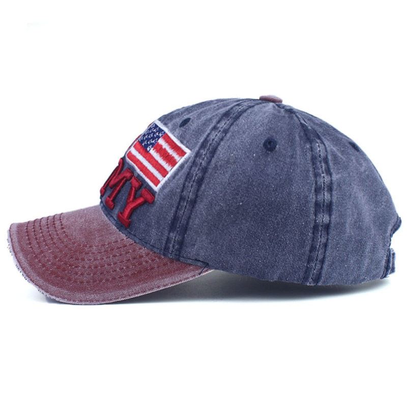 Heren Baseball Caps Baseballpet Quot;us Armyquot; Met Borduursel