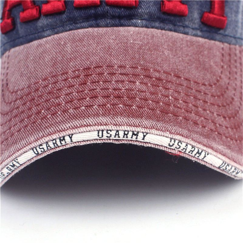 Heren Baseball Caps Baseballpet Quot;us Armyquot; Met Borduursel