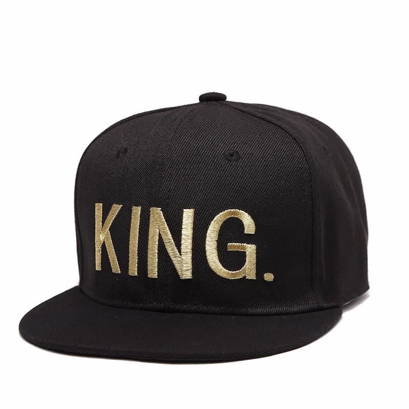 Heren Baseball Caps King Queen Gouden Hoeden