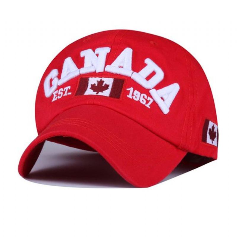 Heren Baseball Caps Snapback-honkbalpet Voor Canada