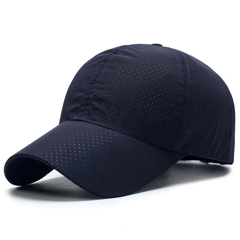 Heren Baseball Caps Sneldrogende Baseballpet Met Mesh Stippen