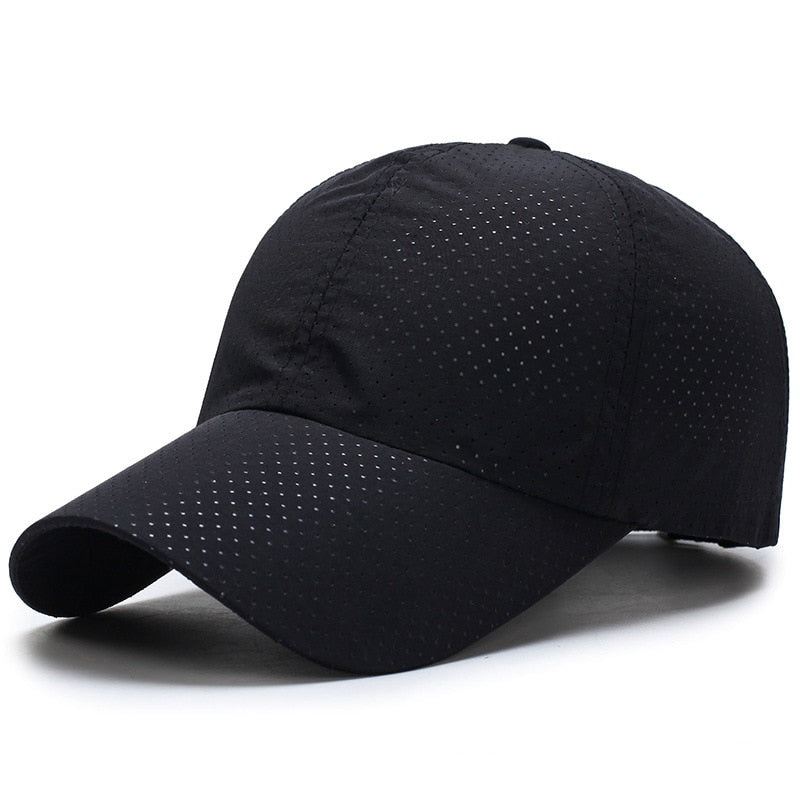 Heren Baseball Caps Sneldrogende Baseballpet Met Mesh Stippen