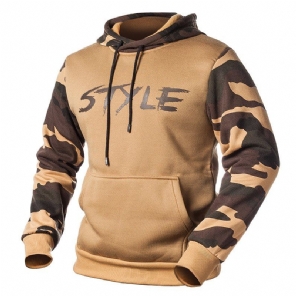 Fleece Hoodies Heren In Militaire Stijl