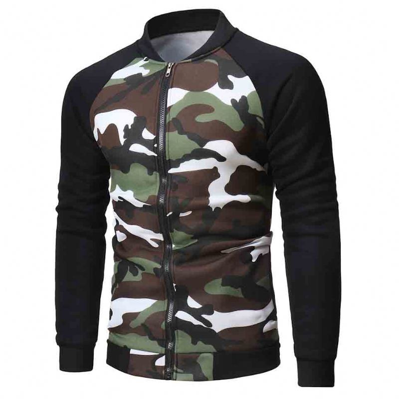 Heren Hoodies Camo-sweatshirt In Herfststijl