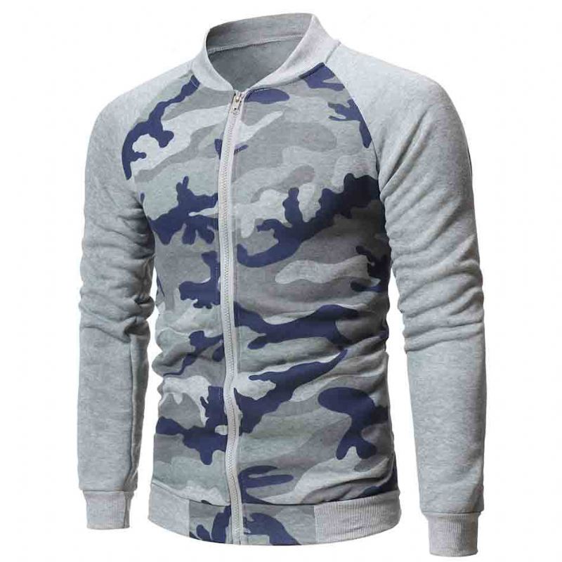 Heren Hoodies Camo-sweatshirt In Herfststijl