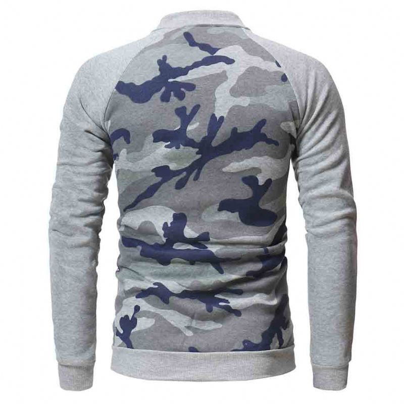 Heren Hoodies Camo-sweatshirt In Herfststijl